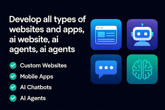 Full stack website development, ai website, ai chatbot, ai software ...