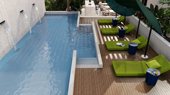 Design cgi 3d pools, pool layouts, landscape plans, permit ready pool ...
