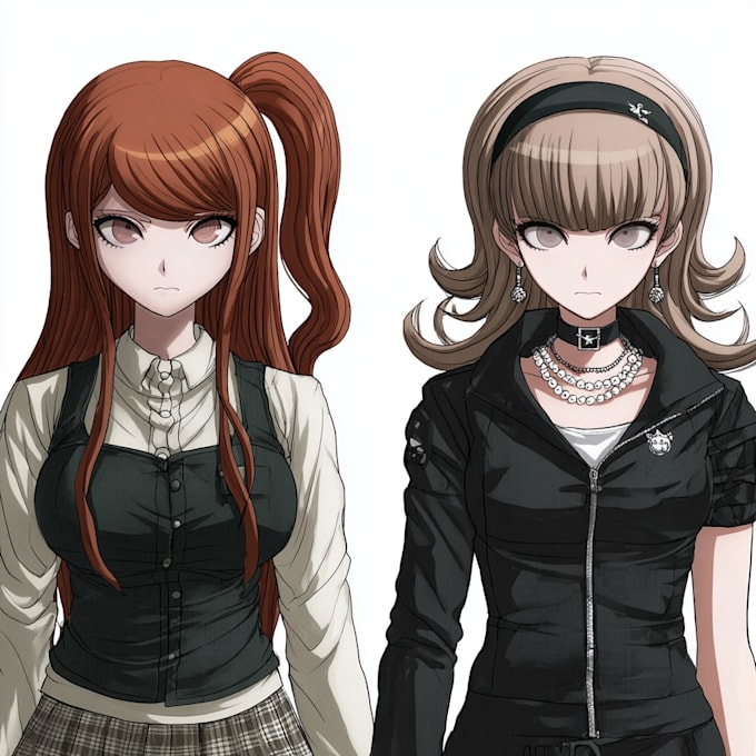 do danganronpa style art for you