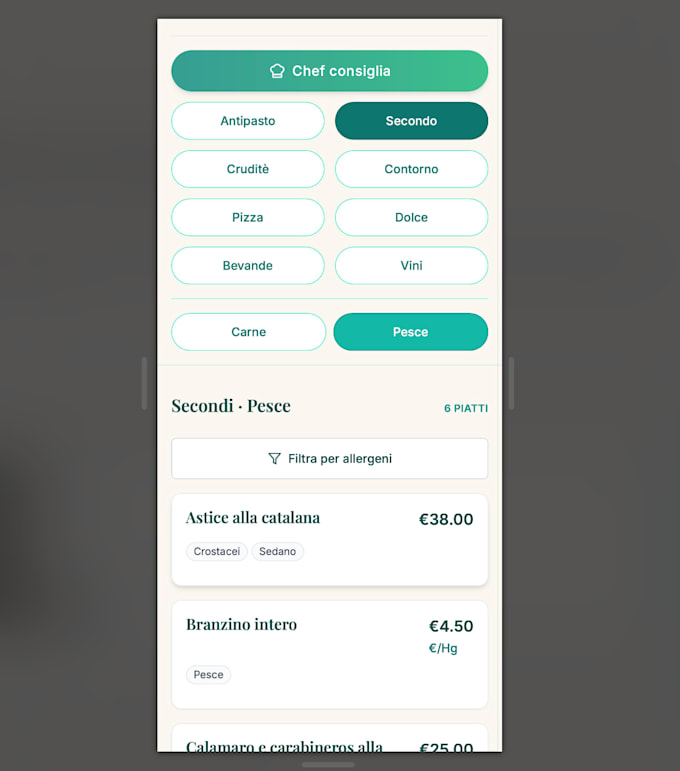 Create a modern online restaurant menu with smart editing, categories ...