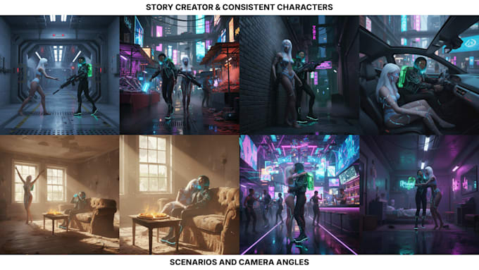 create consistent ai characters and narrated videos for your story