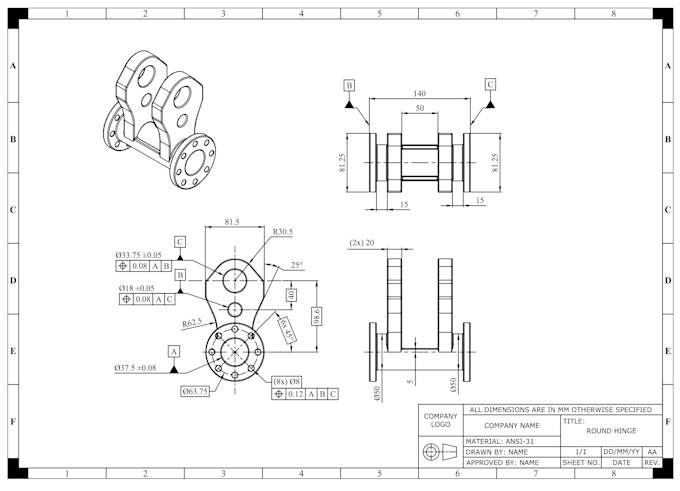 do mechanical cad design with auto cad 2d drafting and 3d modeling