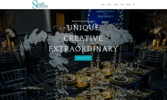 design squarespace event planner website wedding organizer website event website