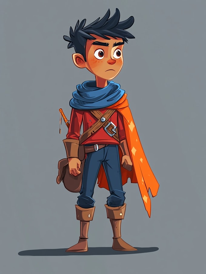 draw 2d game characters and game assets