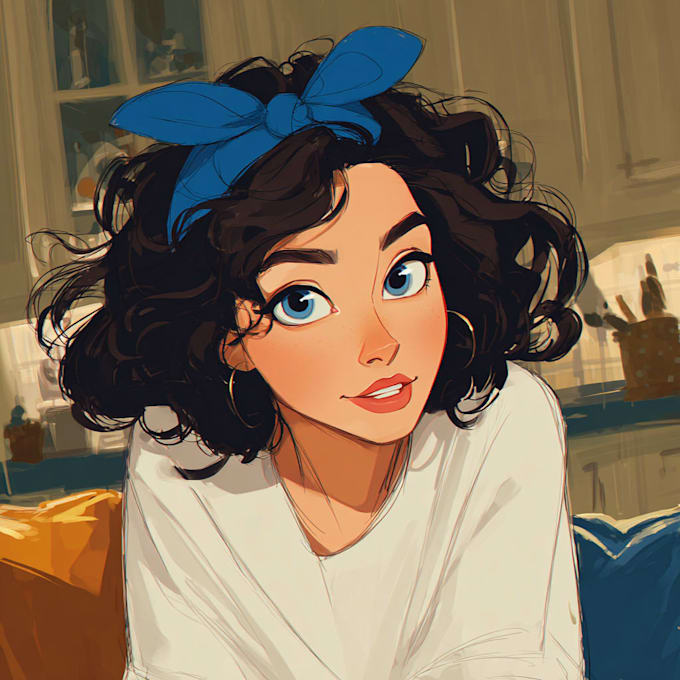 do disney cartoon portrait