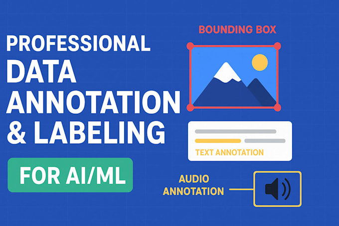 do data labelling, bounding box, data annotation for ai