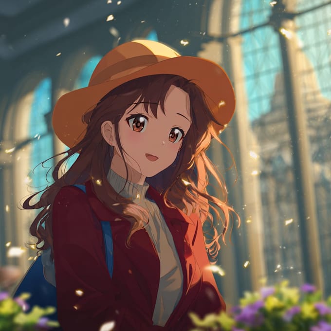 draw anime character sheet for you