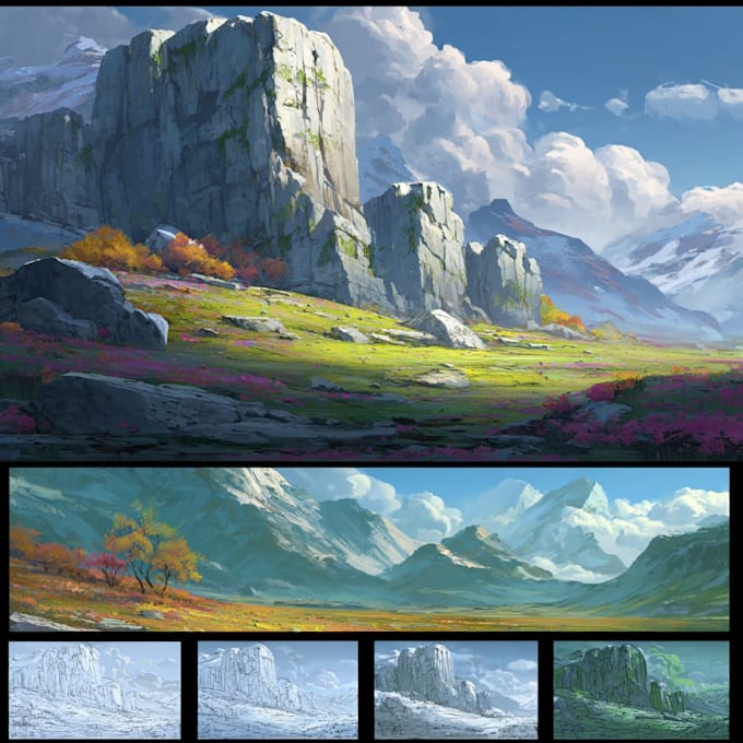 environment concept art landscape design