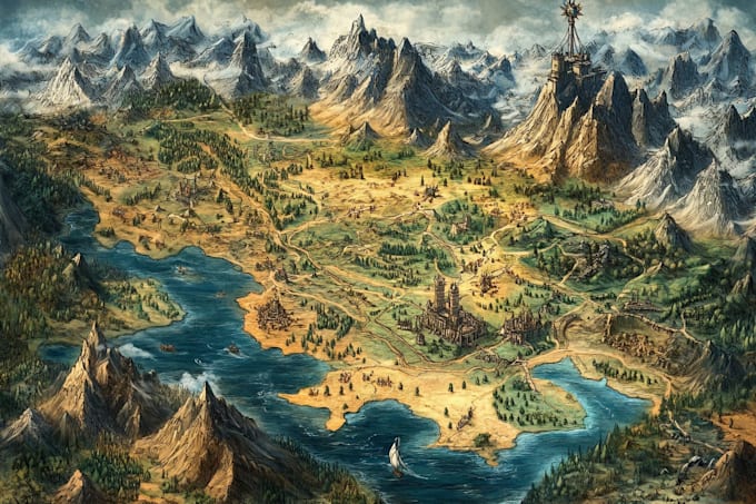 do fantasy maps and city maps