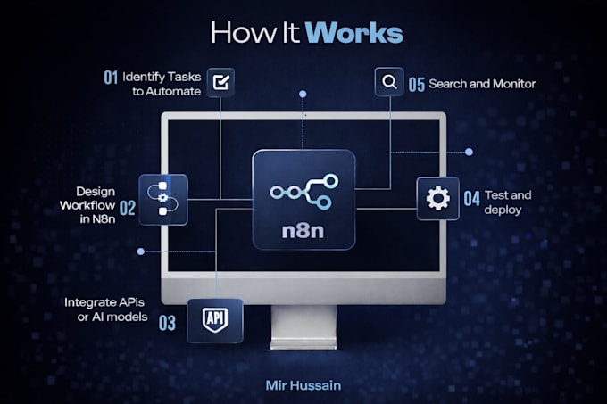 create n8n automations, workflows, ai agents, and api integrations