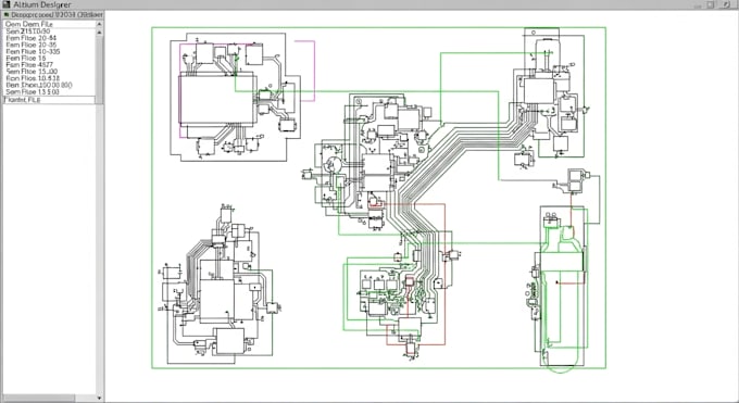 Design pcb layout schematic, gerber file bom in aultium designer by ...