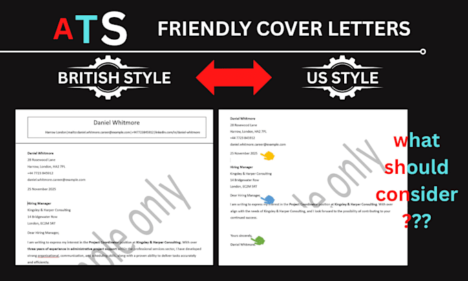 create ats friendly cover letters for job applications