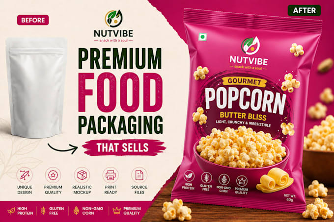 food packaging and pouch design