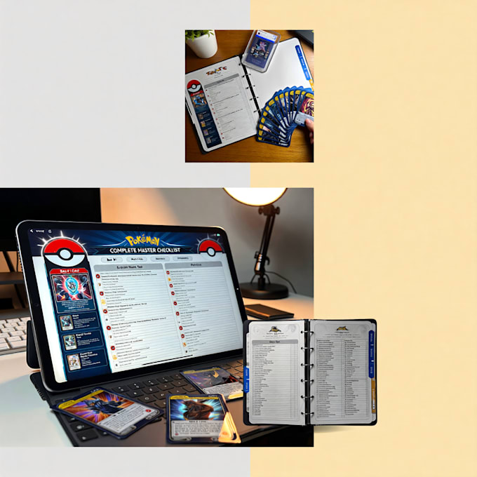 send a pokemon tcg pokedex checklist