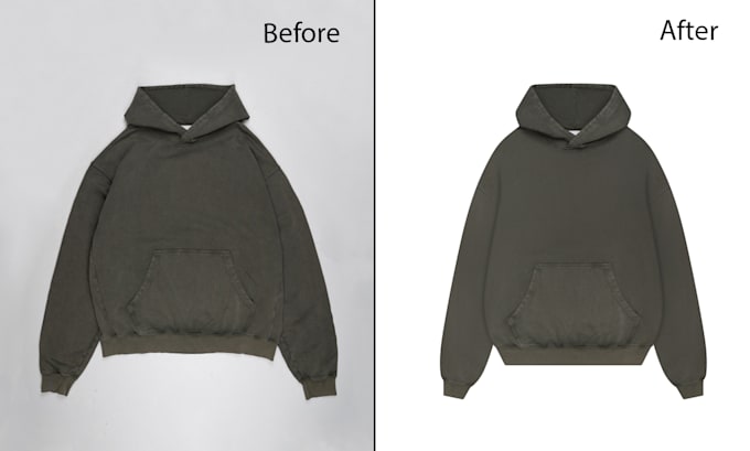 make flat lay clothing editing ,ghost mannequin, neck joint