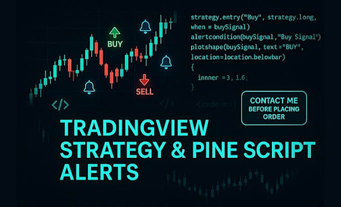 code custom tradingview indicators, strategy, signals, alerts in pinescript
