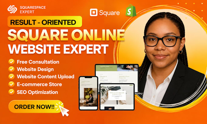 square website design square online store square website squarespace development