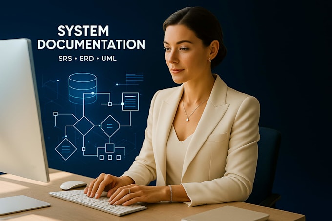 deliver full system documentation, srs, erd and uml diagrams