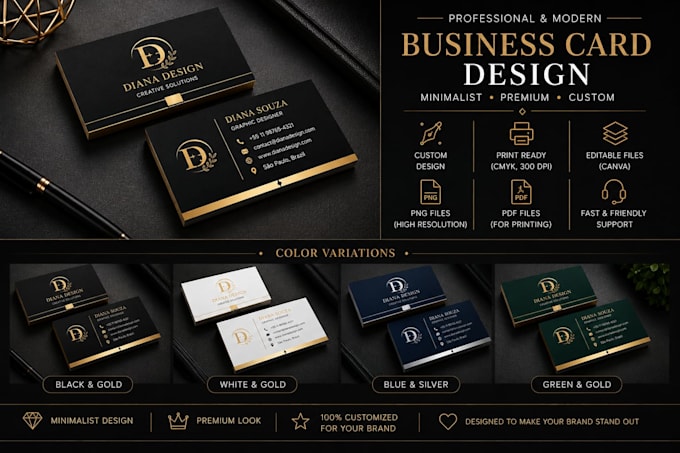 design a unique and professional business card