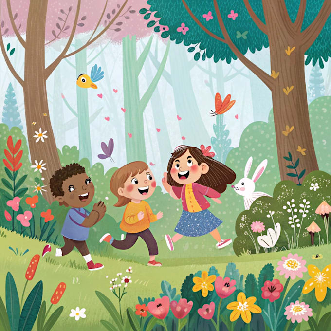 draw children book illustration