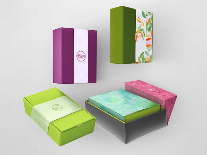 do your box packaging design, packaging sleeve, belly band