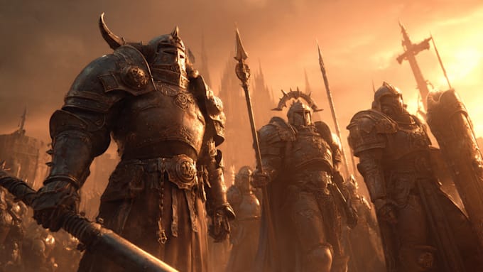 create warhammer illustration of you
