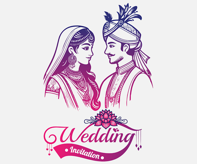 design eye catching wedding logo