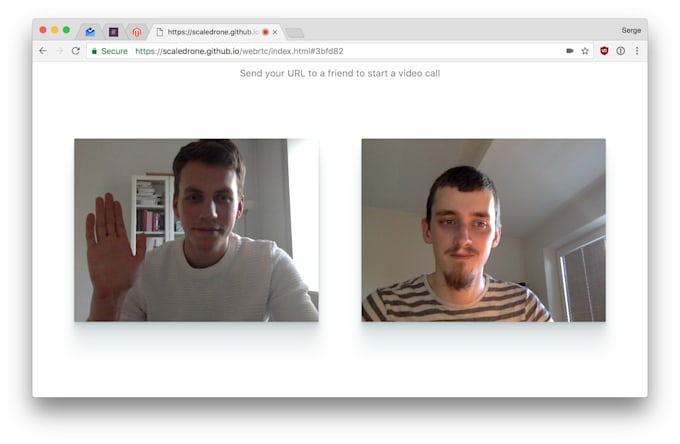 develop a scalable webrtc video calling system