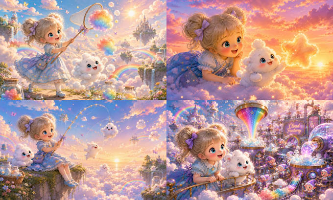 create children book illustrations and storybook covers