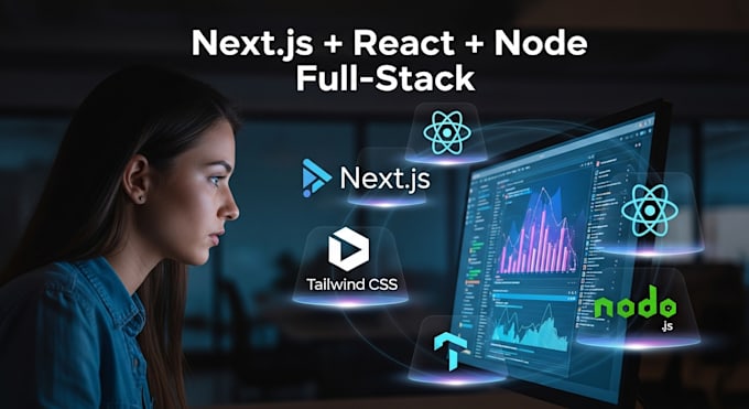 create the website with nextjs, react js, tailwind with backend nodejs