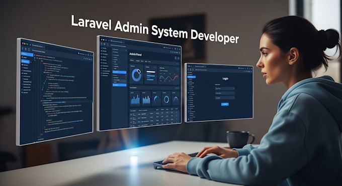 laravel developer to develop custom php website with admin panel