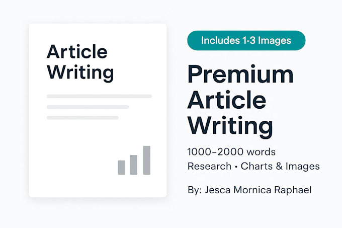write high quality academic and article content