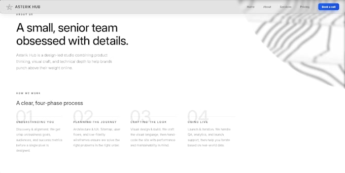build a fast responsive business website
