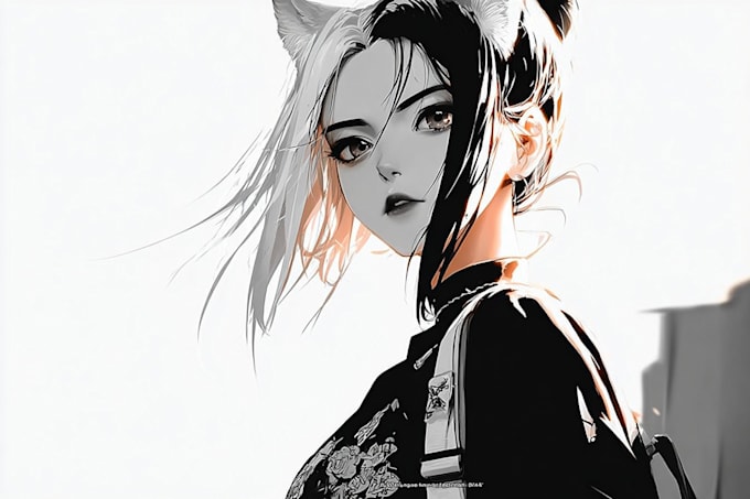 draw you an anime art style characters