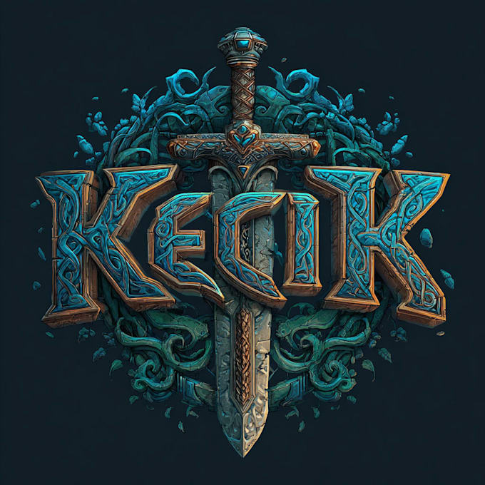make logo designer anime, fantasy