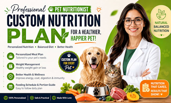create a personalized nutrition plan for your pet