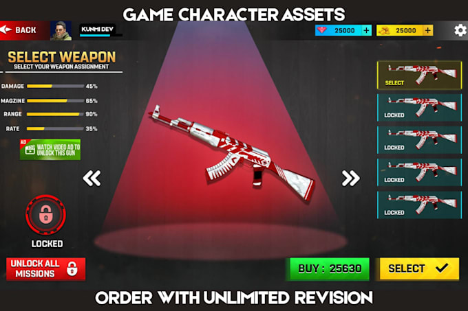 do unity multiplayer fps video game development, online shooting games animation