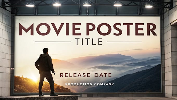 design a movie poster for you