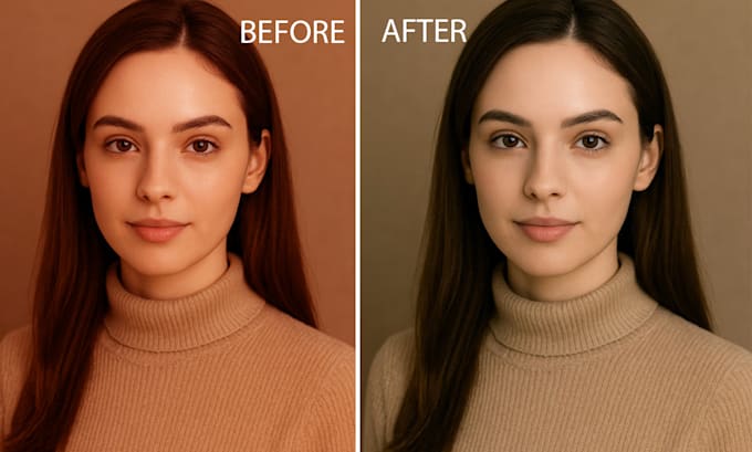 do wedding photo editing and portrait color correction