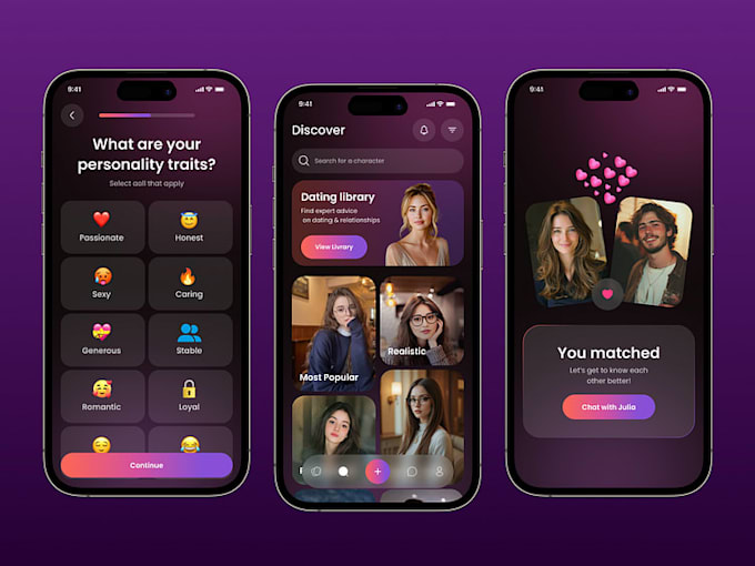 develop dating app tinder clone app video chat app live streaming app