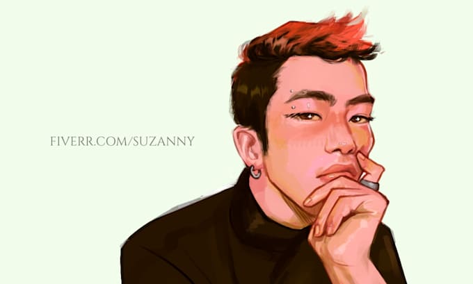 paint a highly detailed digital portrait in my style