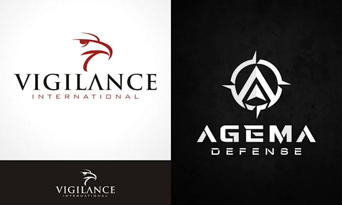 design a powerful cybersecurity or security agency logo