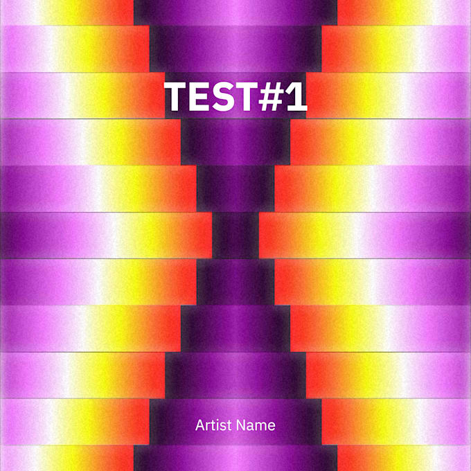 create an abstract style album cover using touchdesigner