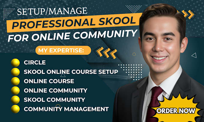 build, manage circle so, skool community, online community