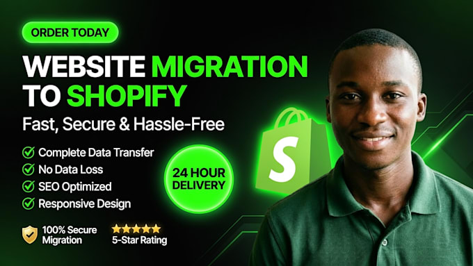 migrate to shopify, wordpress, woocommerce and wix to shopify migration