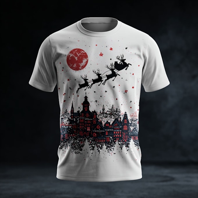 create christmas t shirt design bundles for you