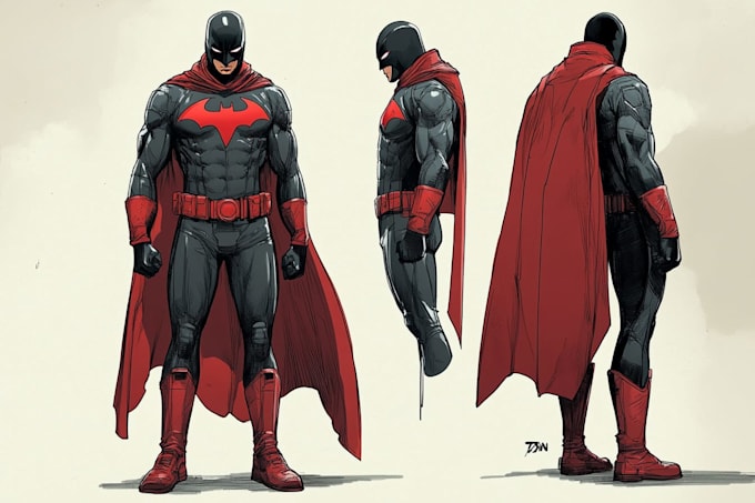 do superhero comic page