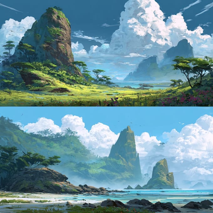 environment concept art landscape design