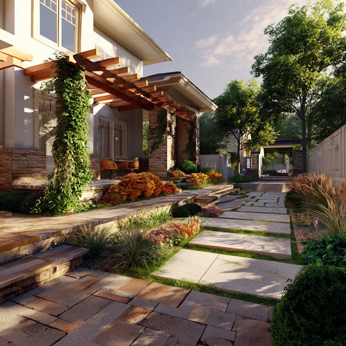 design and render your landscape design