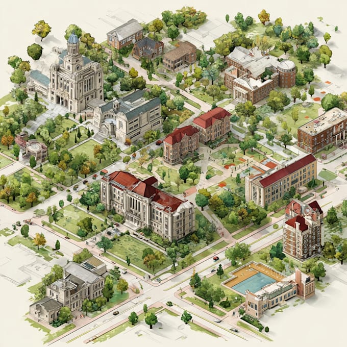 design vector or isometric map illustration for you